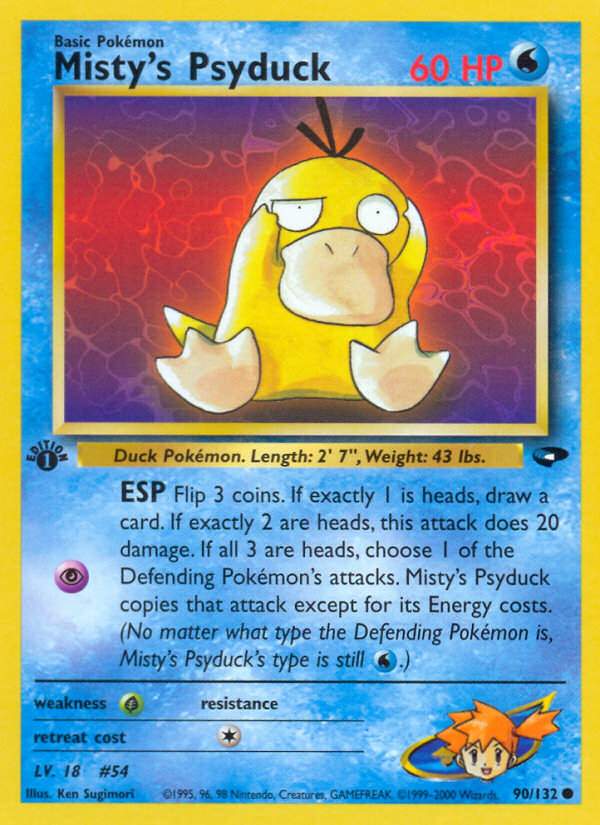 Misty's Psyduck - Gym Challenge SET-90