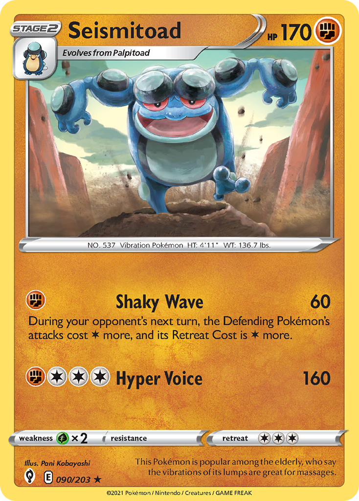 Seismitoad - Evolving Skies SET-90