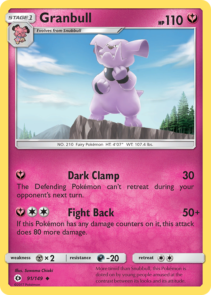 Granbull - Sun & Moon SET-91