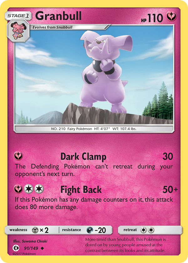 Granbull - Sun & Moon SET-91