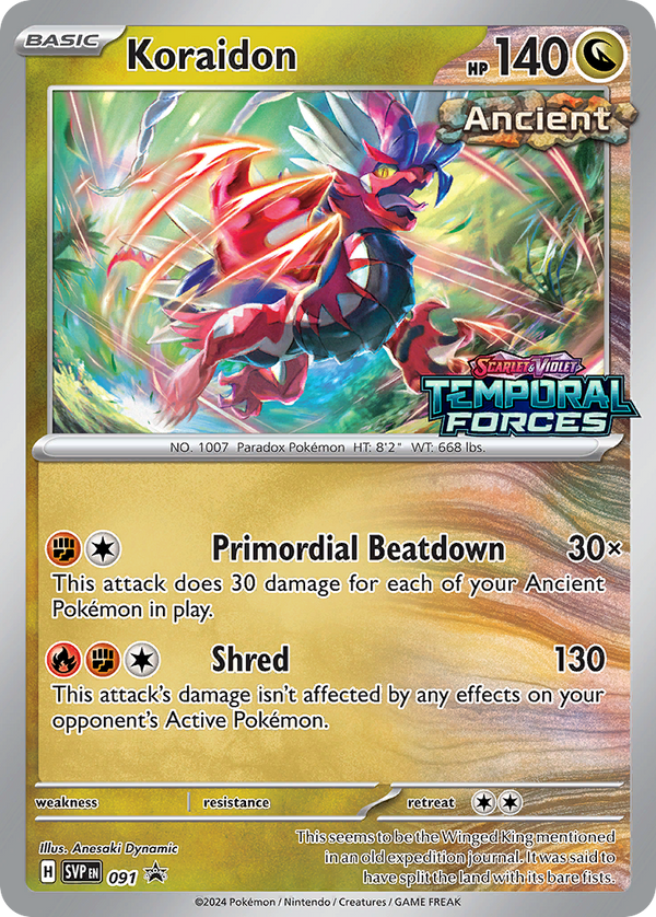 Koraidon - Scarlet & Violet Black Star Promos SET-91