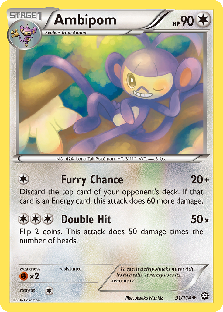 Ambipom - Steam Siege SET-91