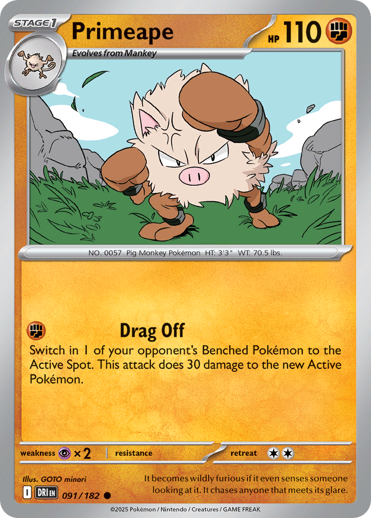 Primeape - Destined Rivals SET-91