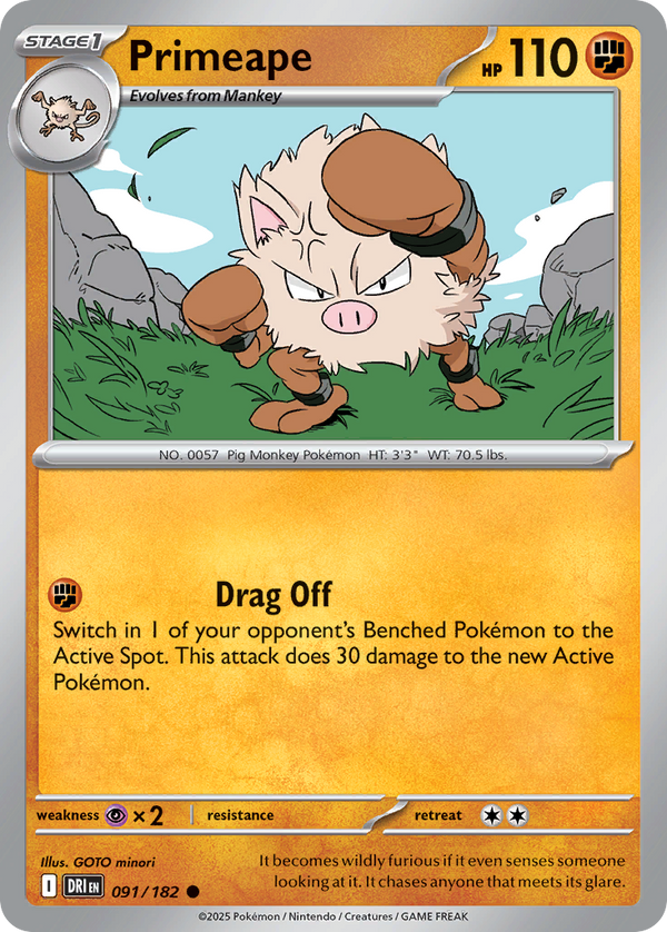 Primeape - Destined Rivals SET-91