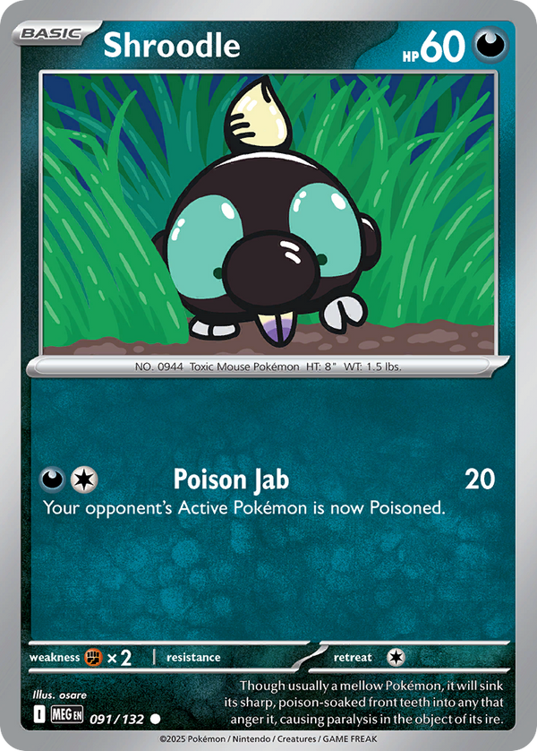 Shroodle - Mega Evolution SET-91