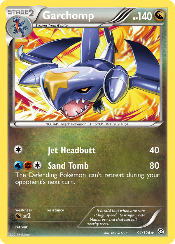 Garchomp - Dragons Exalted SET-91
