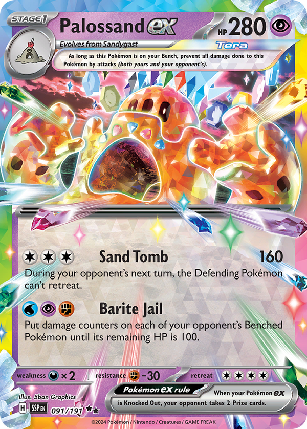 Palossand EX - Surging Sparks SET-91