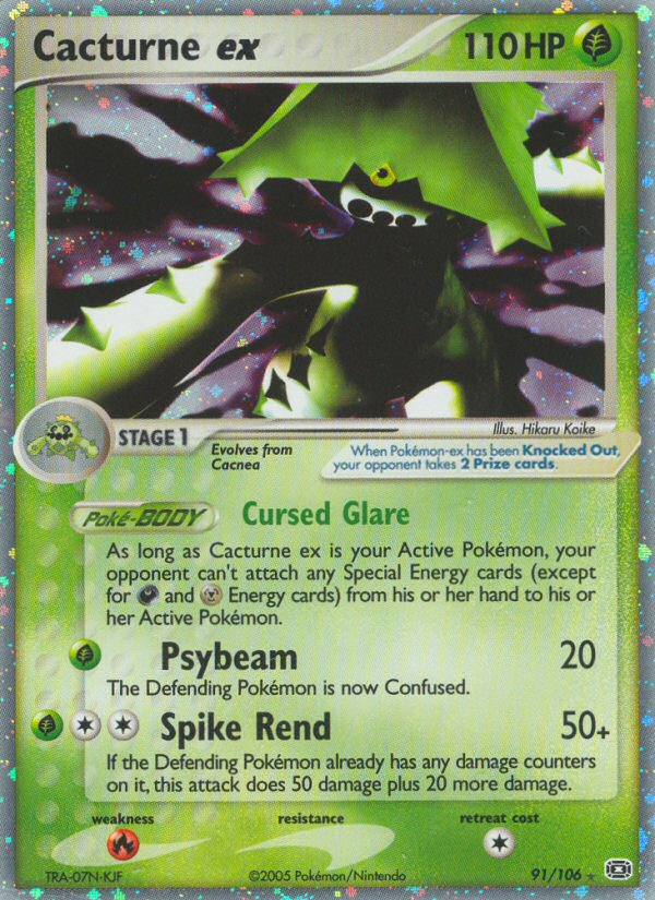 Cacturne EX - Emerald SET-91