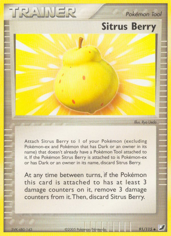 Sitrus Berry - Unseen Forces SET-91
