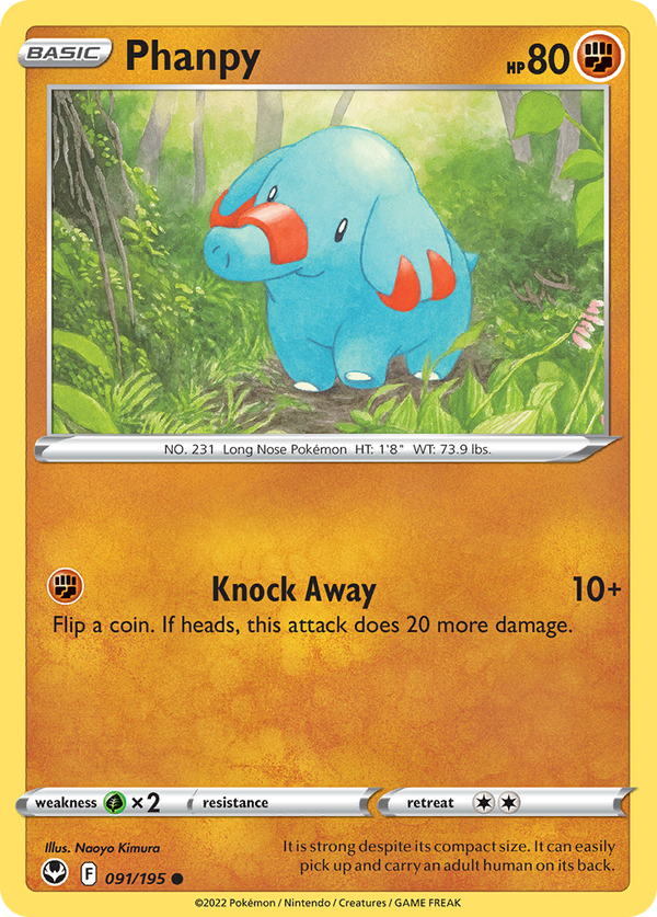 Phanpy - Silver Tempest SET-91
