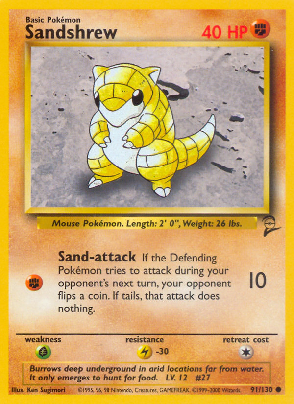Sandshrew - Base SET 2-91
