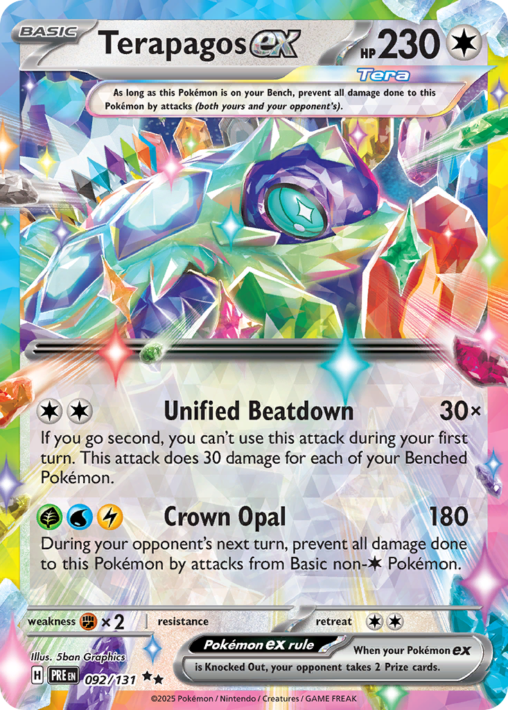 Terapagos EX - Prismatic Evolutions SET-92
