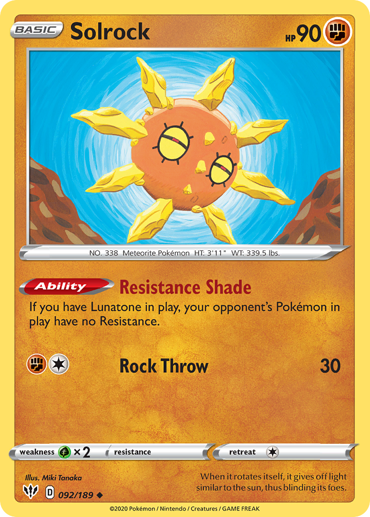 Solrock - Darkness Ablaze SET-92