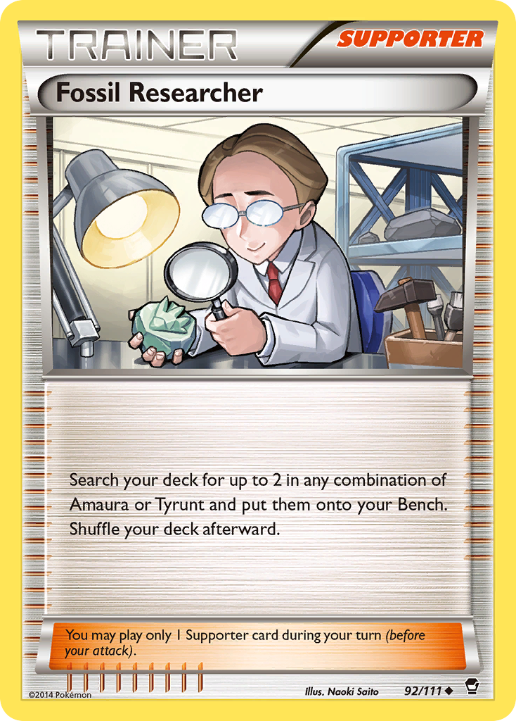 Fossil Researcher - Furious Fists SET-92