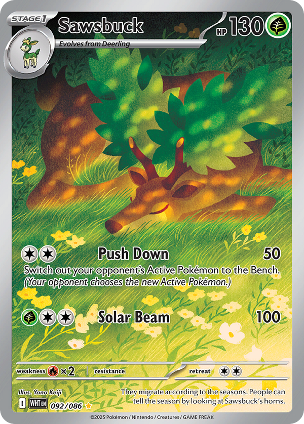 Sawsbuck - White Flare SET-92