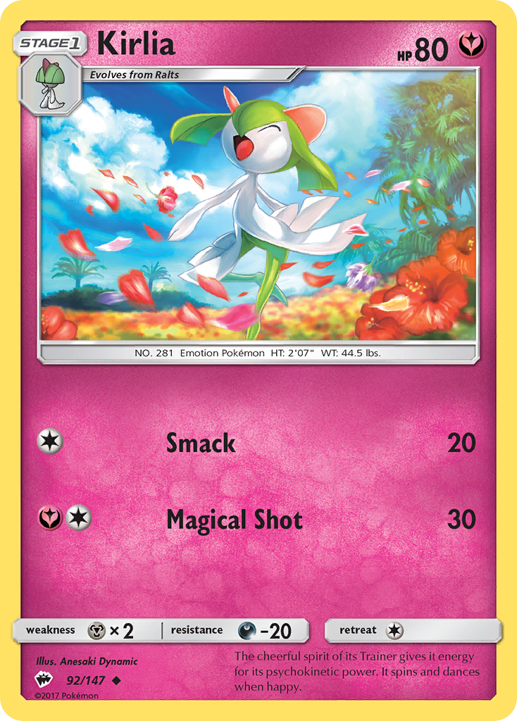Kirlia - Burning Shadows SET-92