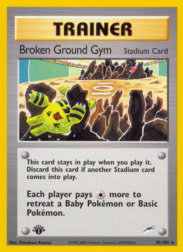Broken Ground Gym - Neo Destiny SET-92