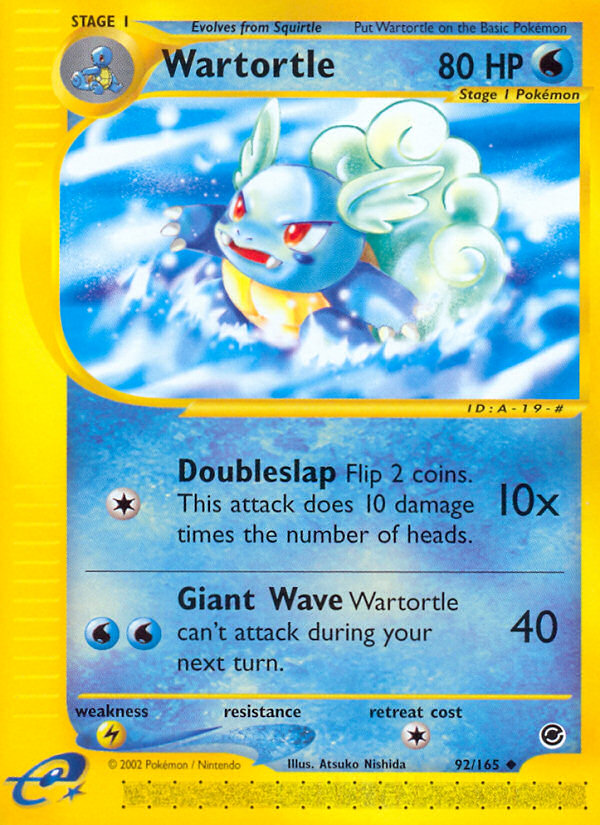 Wartortle - Expedition Base Set SET-92