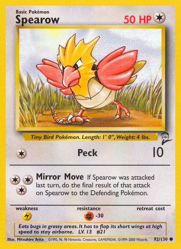 Spearow - Base SET 2-92