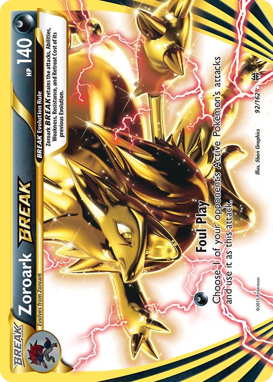 Zoroark BREAK (BREAKthrough SET) (Pokémon) (BREAK) (Darkness) (HP: 140) (Rare BREAK) (PKM BREAKthrough SET-158)