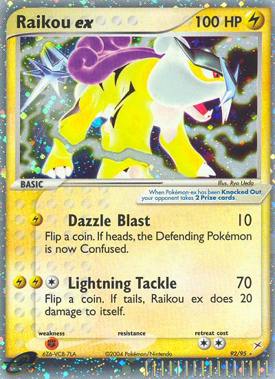 Raikou EX - Team Magma vs Team Aqua SET-92