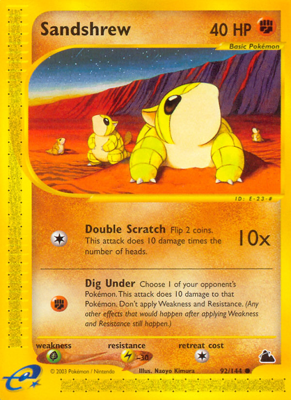 Sandshrew - Skyridge SET-92