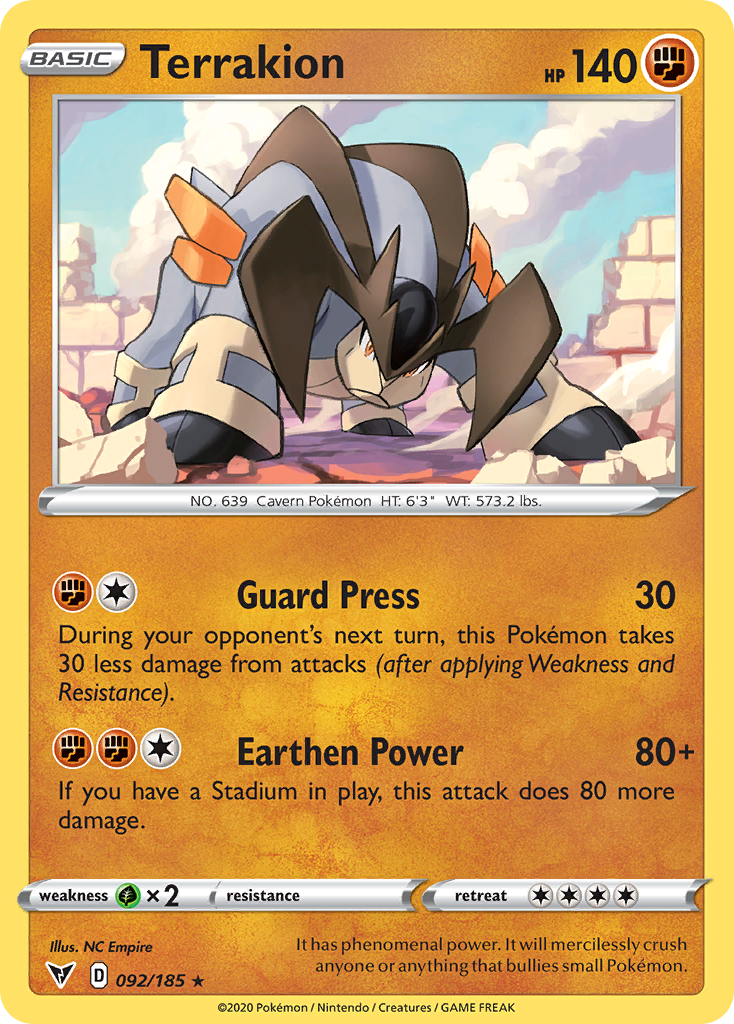 Terrakion - Vivid Voltage SET-92
