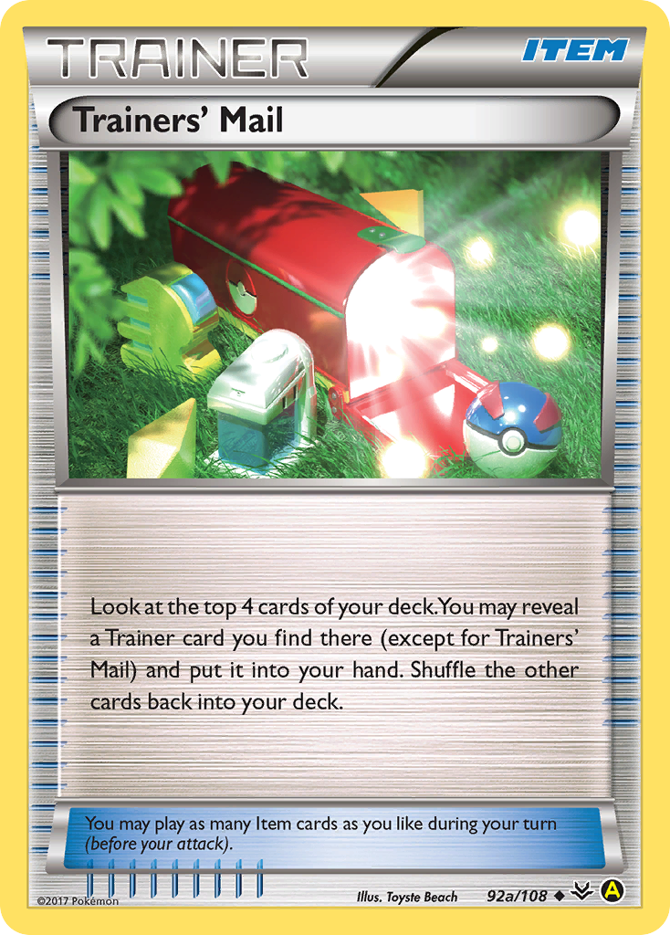 Trainers' Mail - Roaring Skies SET-92a