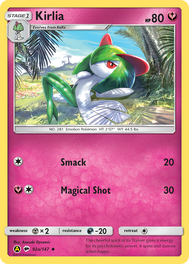 Kirlia - Burning Shadows SET-92a
