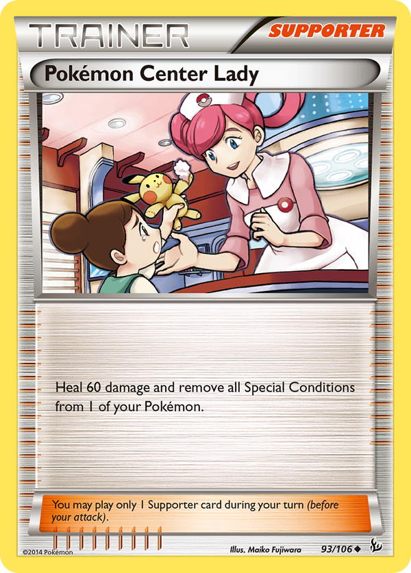 Pokemon Center Lady - Flashfire SET-93