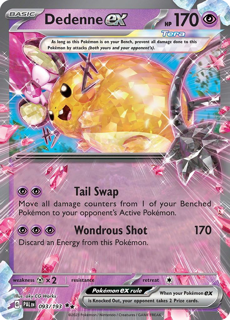 Dedenne EX - Paldea Evolved SET-93