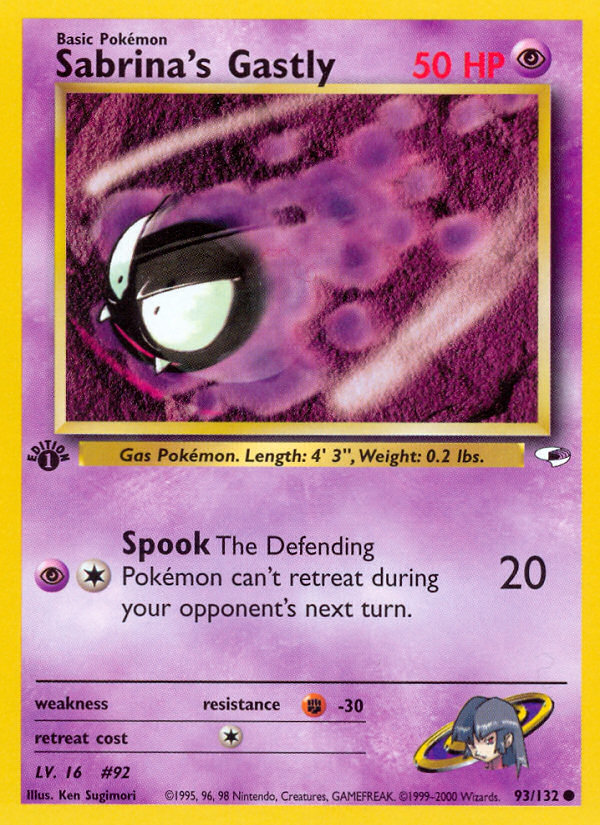 Sabrina's Gastly - Gym Heroes SET-93