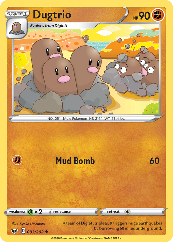 Dugtrio - Sword & Shield SET-93