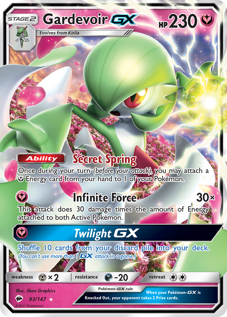 Gardevoir-GX - Burning Shadows SET-93