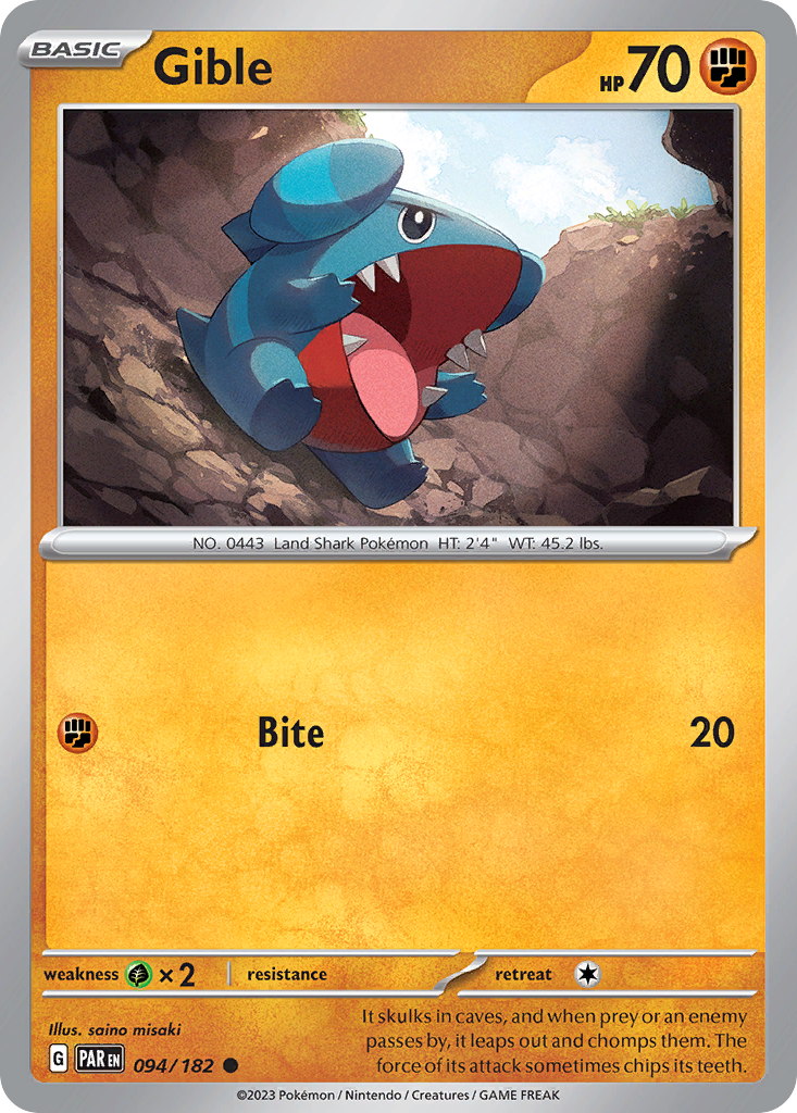 Gible - Paradox Rift SET-94