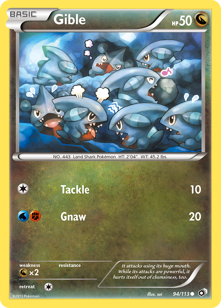 Gible - Legendary Treasures SET-94