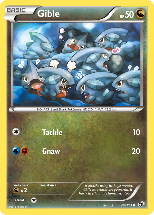 Gible - Legendary Treasures SET-94
