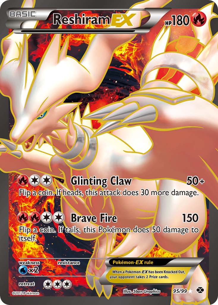 Reshiram-EX - Next Destinies SET-95
