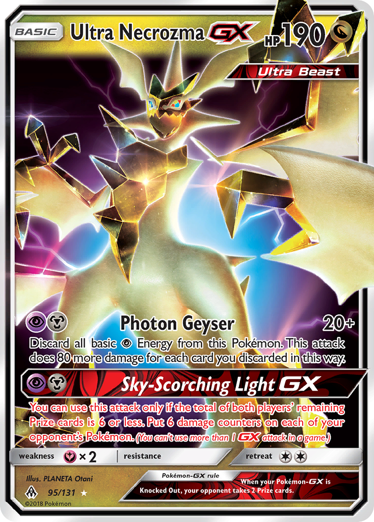 Ultra Necrozma-GX - Forbidden Light SET-95