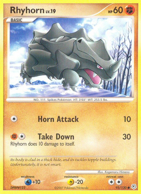 Rhyhorn - Diamond & Pearl SET-95