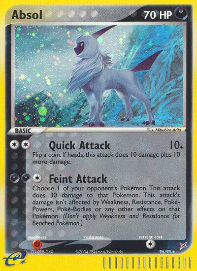 Absol (Team Magma vs Team Aqua SET) (Pokémon) (Basic) (Darkness) (HP: 70) (Rare Secret) (PKM Team Magma vs Team Aqua SET-96)