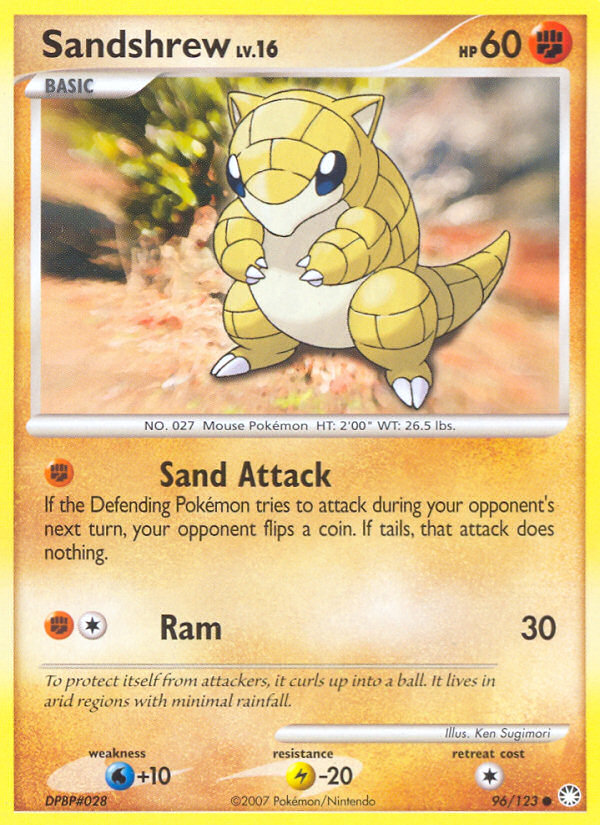 Sandshrew - Mysterious Treasures SET-96