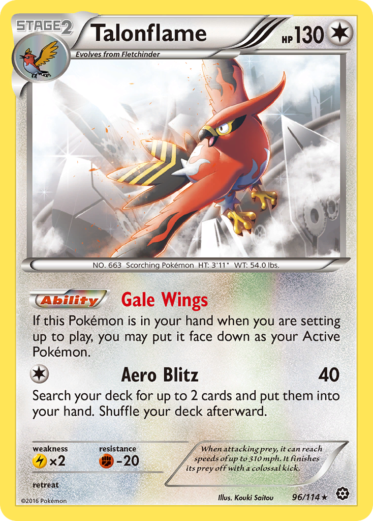 Talonflame - Steam Siege SET-96