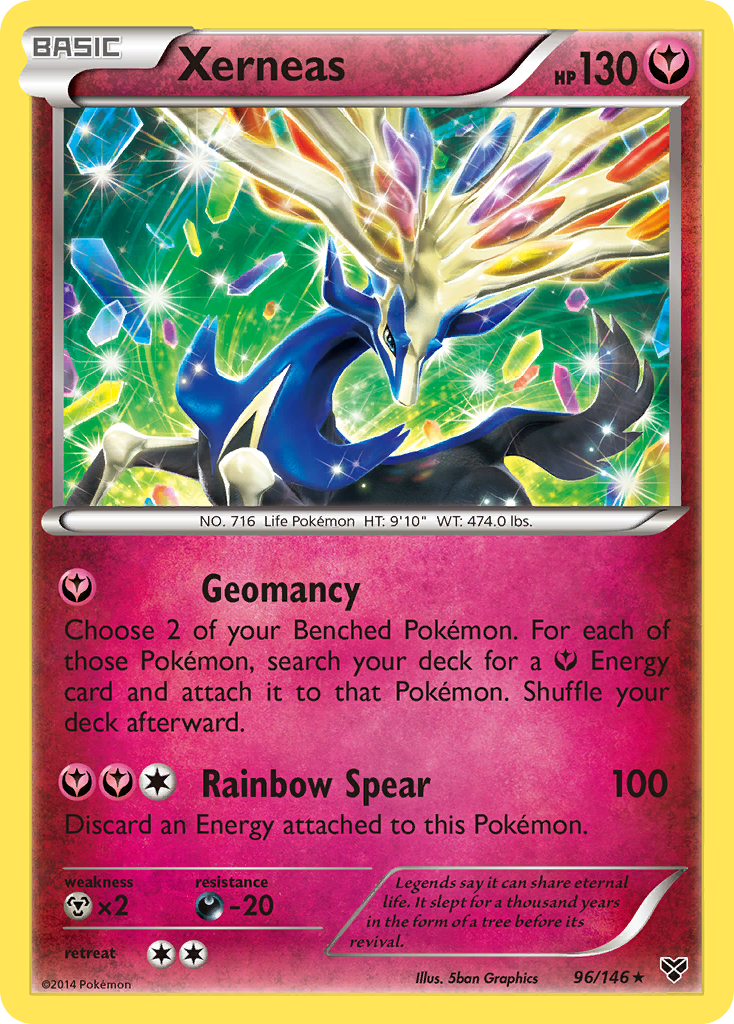 Xerneas (XY SET) (Pokémon) (Basic) (Fairy) (HP: 130) (Rare) (PKM XY SET-143)
