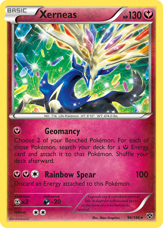 Xerneas (XY SET) (Pokémon) (Basic) (Fairy) (HP: 130) (Rare) (PKM XY SET-143)
