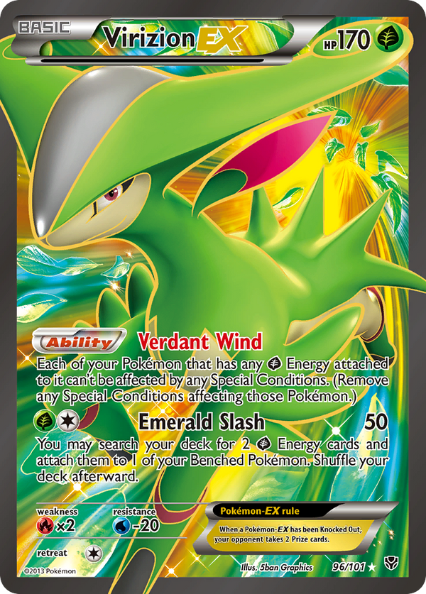 Virizion-EX - Plasma Blast SET-96