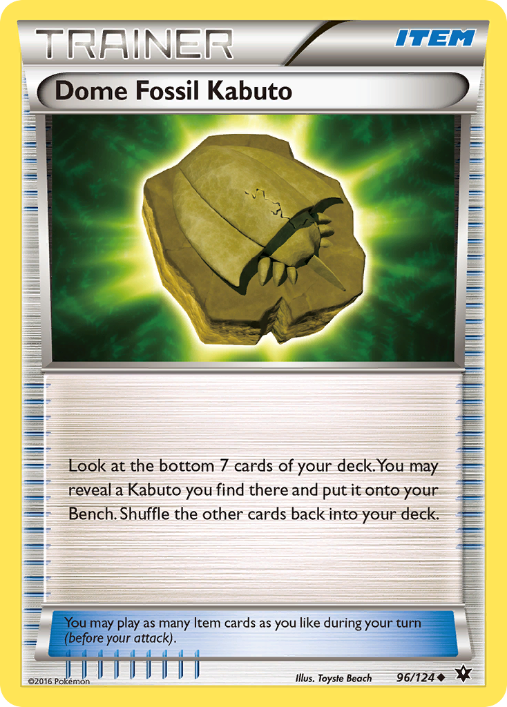 Dome Fossil Kabuto - Fates Collide SET-96