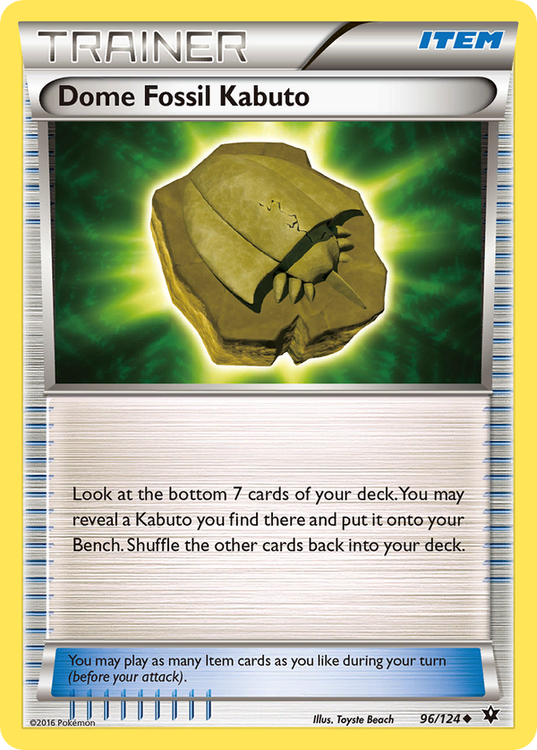 Dome Fossil Kabuto - Fates Collide SET-96