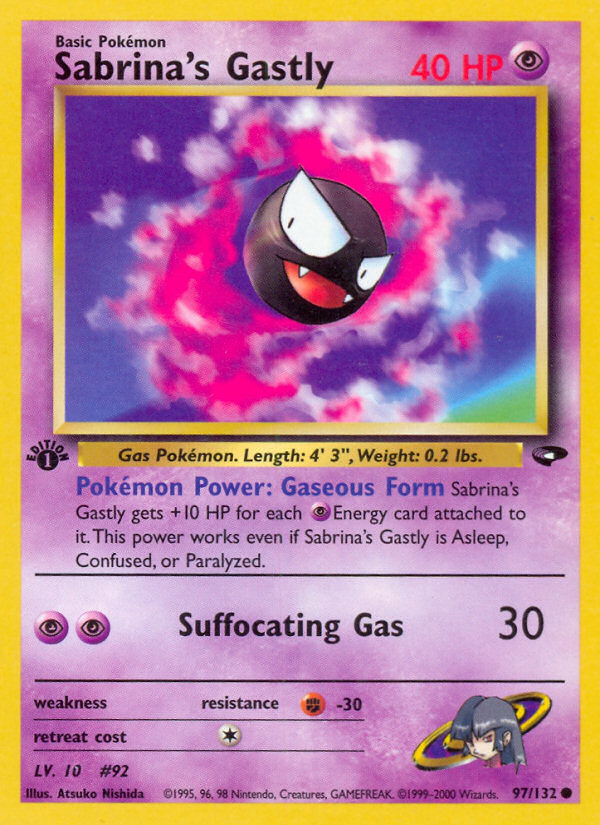 Sabrina's Gastly - Gym Challenge SET-97