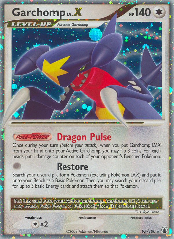 Garchomp LV.X - Majestic Dawn SET-97